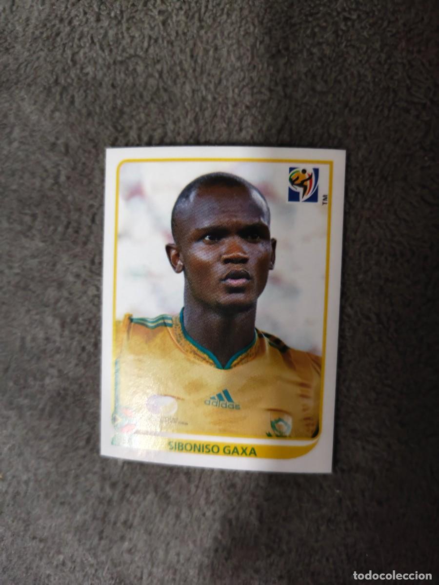 Cartes &agrave; collectionner de Football: 33 PANINI MUNDIAL 2010 WORLD CUP SIBONISO GAXA SUD&Aacute;FRICA CROMO 10 SUD&Aacute;FRICA NUEVO AAN