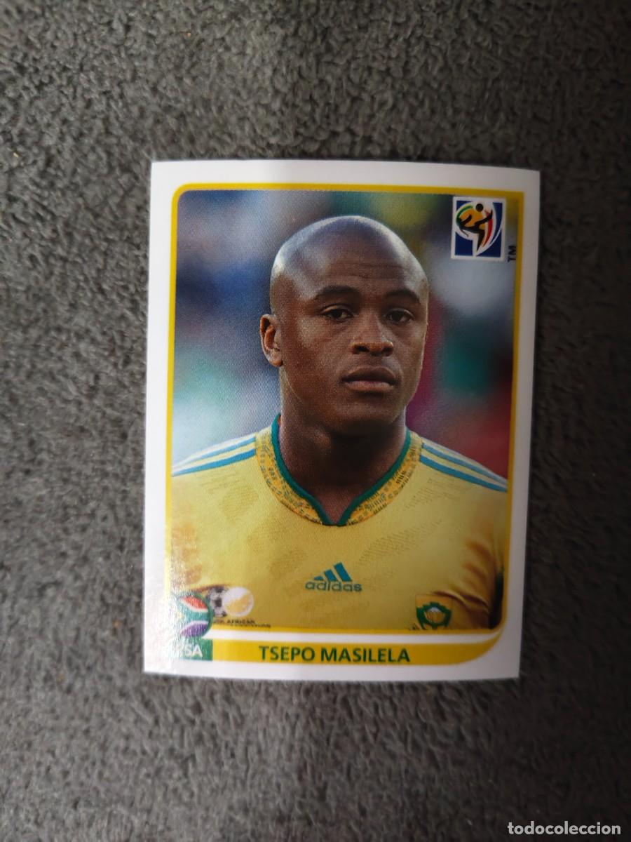 Cartes &agrave; collectionner de Football: 34 PANINI MUNDIAL 2010 WORLD CUP TSEPO MASILELA SUD&Aacute;FRICA CROMO 10 SUD&Aacute;FRICA NUEVO AAN
