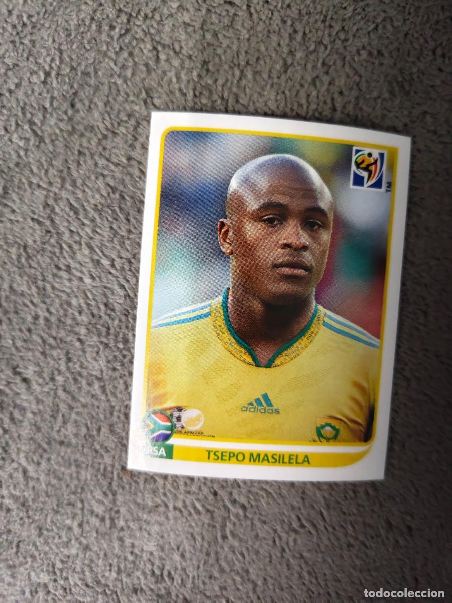Cartes &agrave; collectionner de Football: 34 PANINI MUNDIAL 2010 WORLD CUP TSEPO MASILELA SUD&Aacute;FRICA CROMO 10 SUD&Aacute;FRICA NUEVO AAN