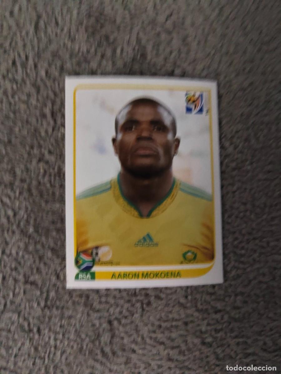 Cromos de f&uacute;tbol: 38 PANINI MUNDIAL 2010 WORLD CUP AARON MOKOENA SUD&Aacute;FRICA CROMO 10 SUD&Aacute;FRICA NUEVO AAN