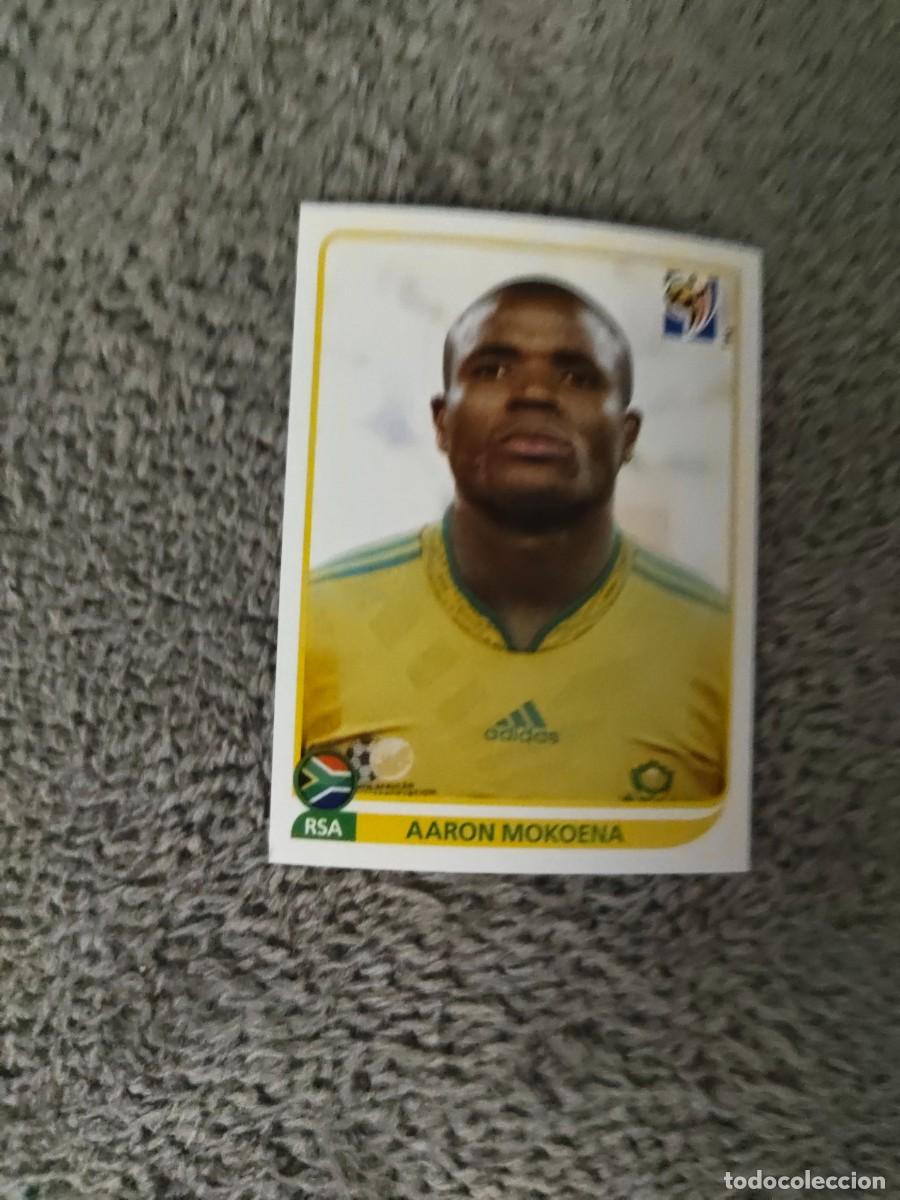 Cromos de f&uacute;tbol: 38 PANINI MUNDIAL 2010 WORLD CUP AARON MOKOENA SUD&Aacute;FRICA CROMO 10 SUD&Aacute;FRICA NUEVO AAN