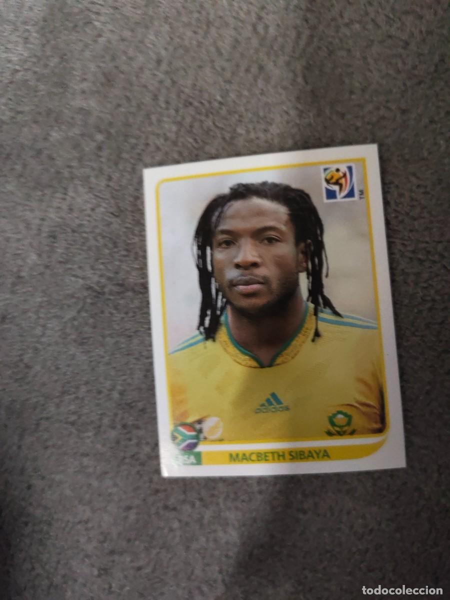 Cromos de f&uacute;tbol: 39 PANINI MUNDIAL 2010 WORLD CUP MACBETH SIBAYA SUD&Aacute;FRICA CROMO 10 SUD&Aacute;FRICA NUEVO AAN