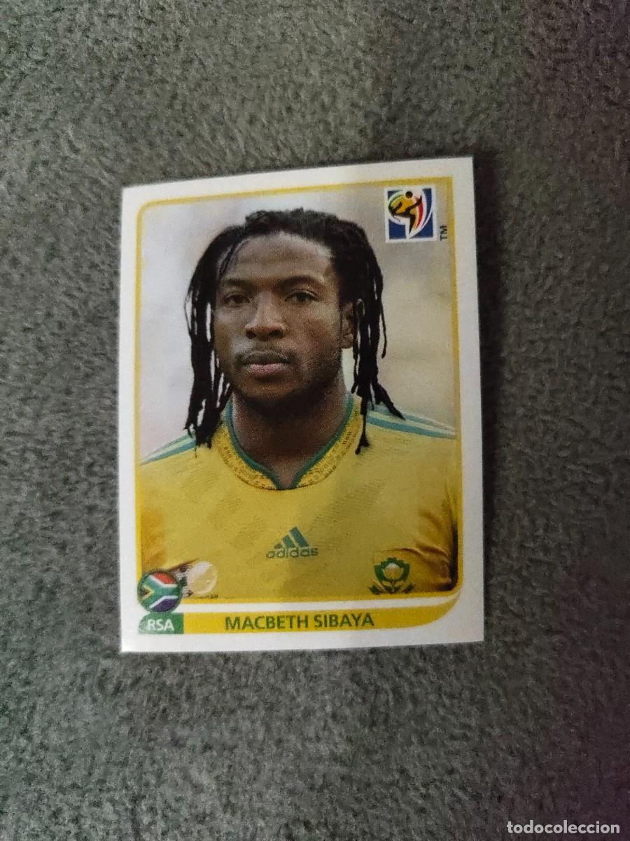 Cromos de f&uacute;tbol: 39 PANINI MUNDIAL 2010 WORLD CUP MACBETH SIBAYA SUD&Aacute;FRICA CROMO 10 SUD&Aacute;FRICA NUEVO AAN