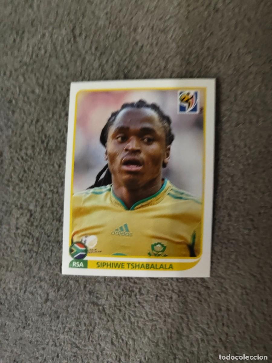 Cromos de f&uacute;tbol: 42 PANINI MUNDIAL 2010 WORLD CUP SIPHIWE TSHABALALA SUD&Aacute;FRICA CROMO 10 SUD&Aacute;FRICA NUEVO AAN