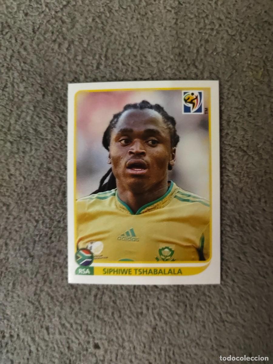 Cromos de f&uacute;tbol: 42 PANINI MUNDIAL 2010 WORLD CUP SIPHIWE TSHABALALA SUD&Aacute;FRICA CROMO 10 SUD&Aacute;FRICA NUEVO AAN