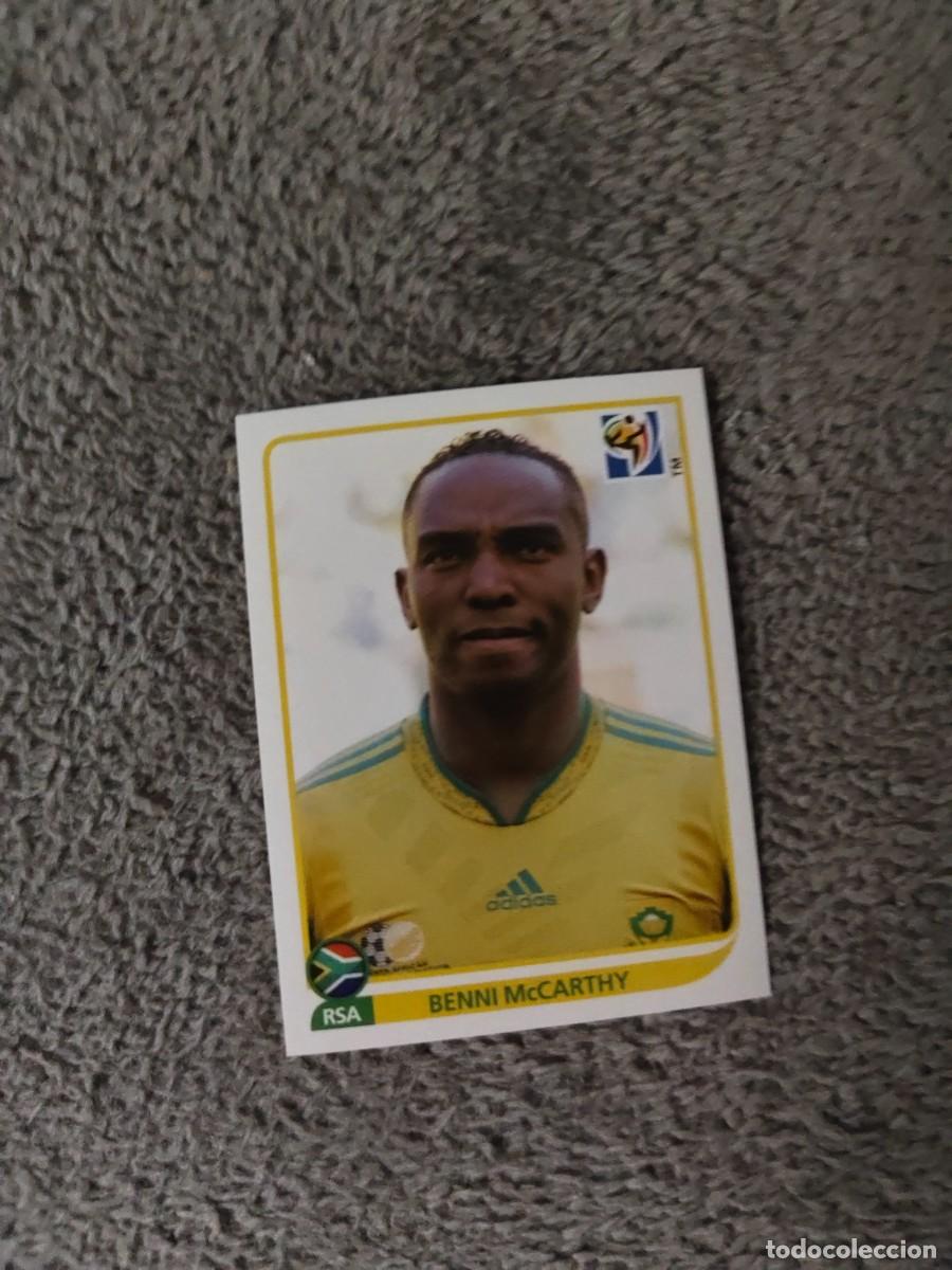 Cromos de f&uacute;tbol: 46 PANINI MUNDIAL 2010 WORLD CUP BENNI MCCARTHY SUD&Aacute;FRICA CROMO 10 SUD&Aacute;FRICA NUEVO AAN