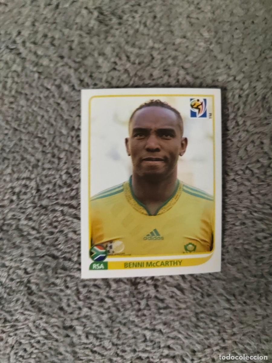 Cromos de f&uacute;tbol: 46 PANINI MUNDIAL 2010 WORLD CUP BENNI MCCARTHY SUD&Aacute;FRICA CROMO 10 SUD&Aacute;FRICA NUEVO AAN