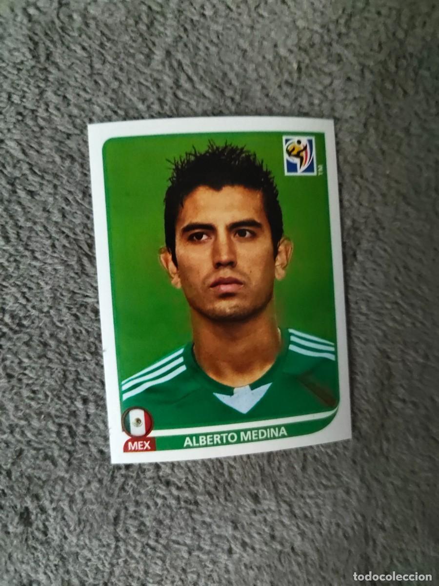 Cromos de f&uacute;tbol: 59 PANINI MUNDIAL 2010 WORLD CUP ALBERTO MEDINA M&Eacute;XICO CROMO 10 SUD&Aacute;FRICA NUEVO AAN