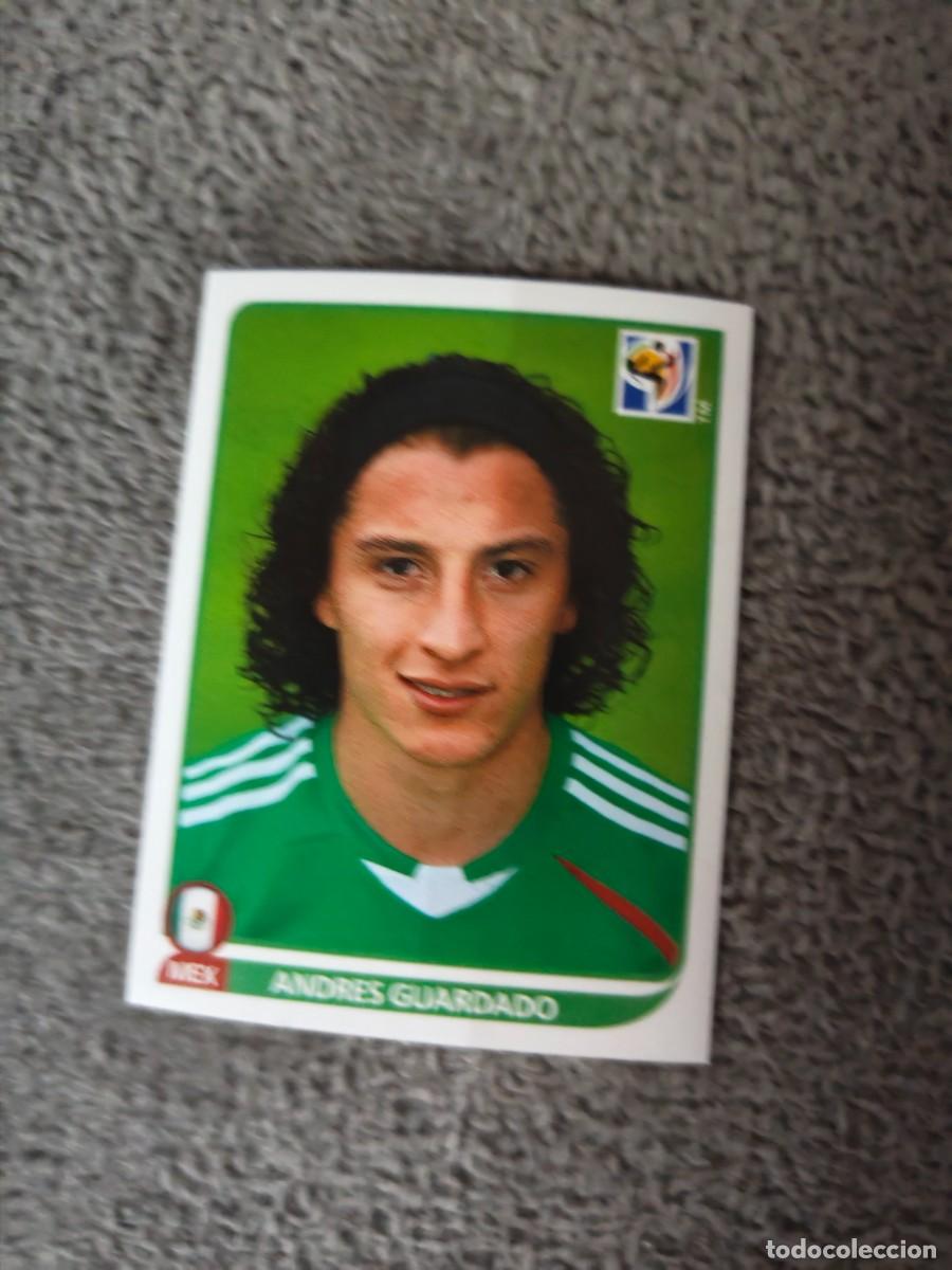 Cromos de f&uacute;tbol: 60 PANINI MUNDIAL 2010 WORLD CUP ANDRES GUARDADO M&Eacute;XICO CROMO 10 SUD&Aacute;FRICA NUEVO AAN