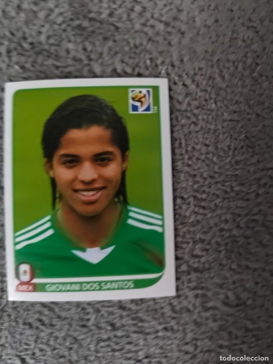 Cromos de f&uacute;tbol: 61 PANINI MUNDIAL 2010 WORLD CUP GIOVANI DOS SANTOS M&Eacute;XICO CROMO 10 SUD&Aacute;FRICA NUEVO AAN