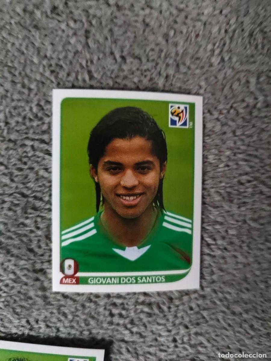 Cromos de f&uacute;tbol: 61 PANINI MUNDIAL 2010 WORLD CUP GIOVANI DOS SANTOS M&Eacute;XICO CROMO 10 SUD&Aacute;FRICA NUEVO AAN