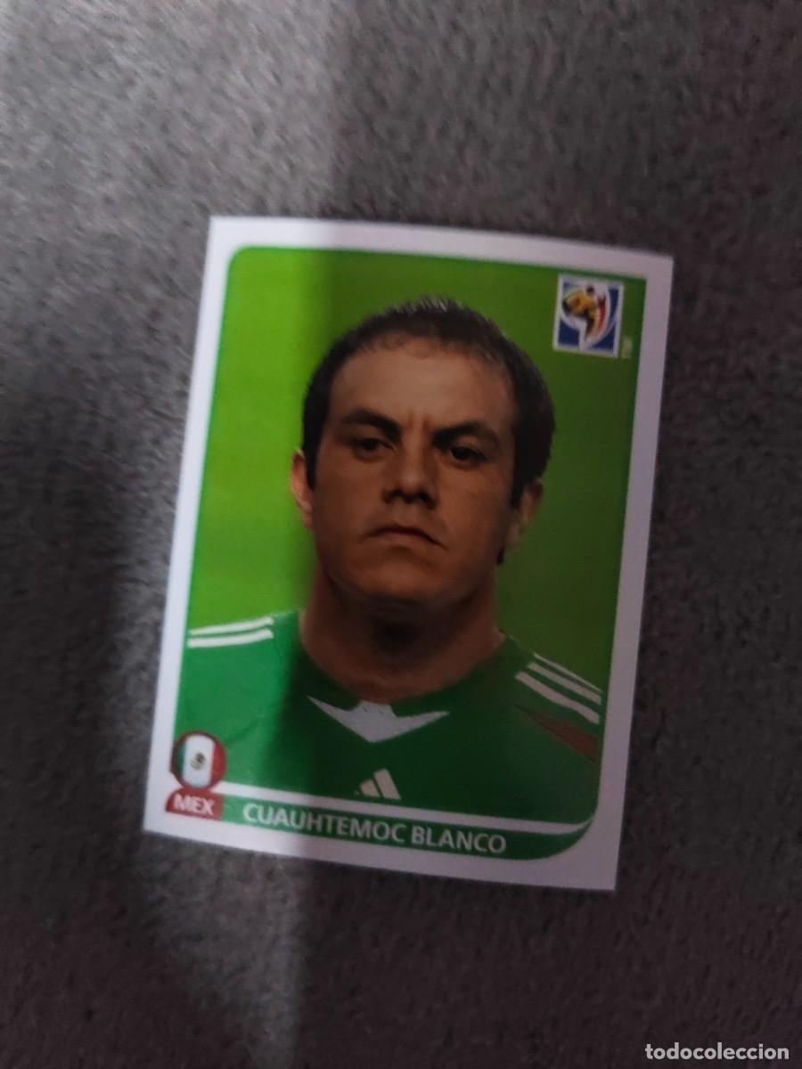 Cromos de f&uacute;tbol: 63 PANINI MUNDIAL 2010 WORLD CUP CUAUHTEMOC BLANCO M&Eacute;XICO CROMO 10 SUD&Aacute;FRICA NUEVO AAN
