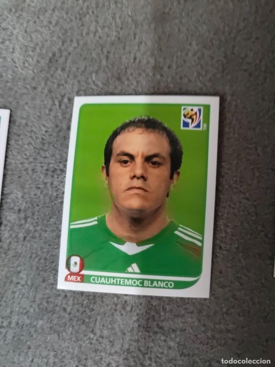 Cromos de f&uacute;tbol: 63 PANINI MUNDIAL 2010 WORLD CUP CUAUHTEMOC BLANCO M&Eacute;XICO CROMO 10 SUD&Aacute;FRICA NUEVO AAN