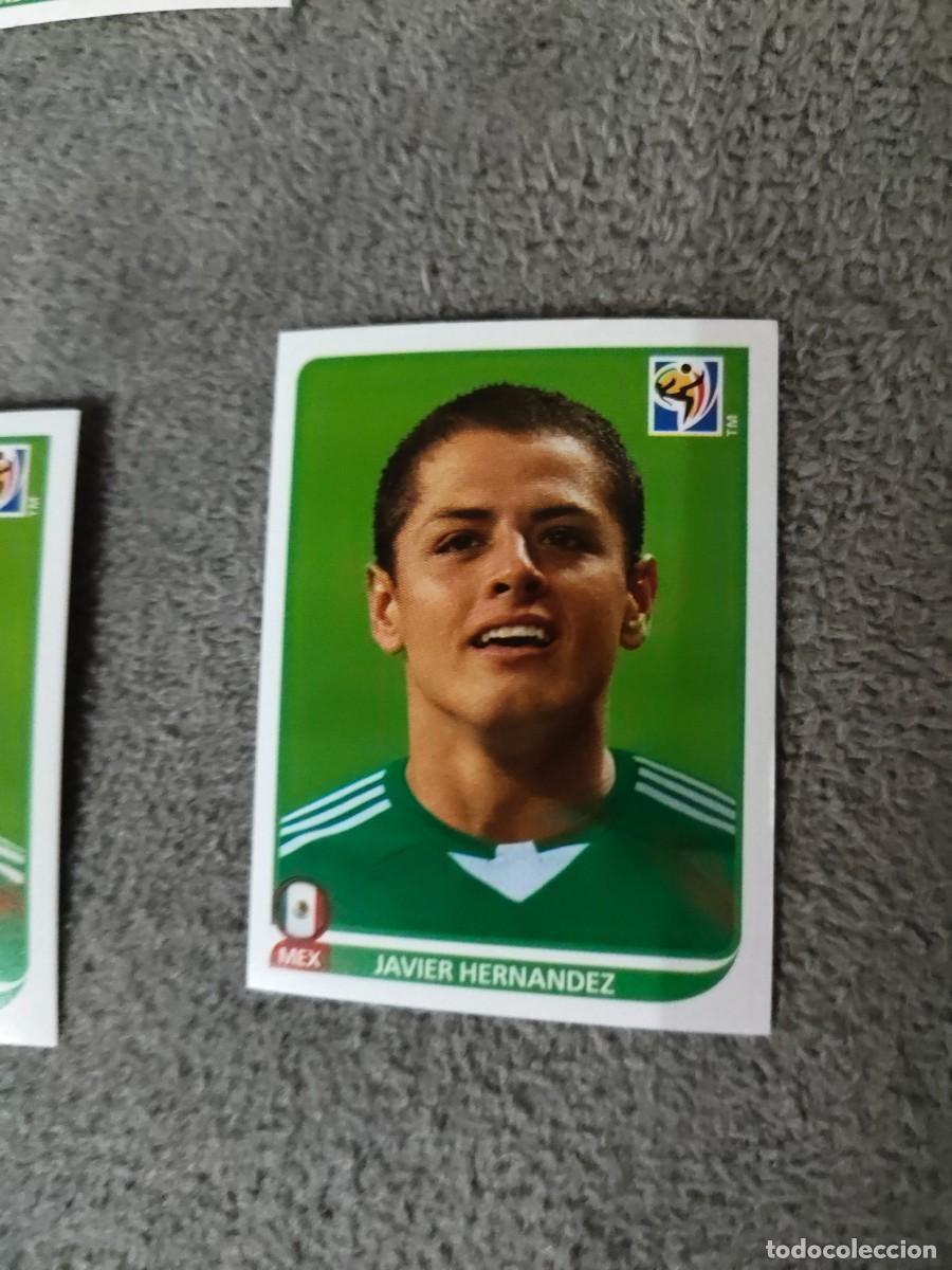 Cromos de f&uacute;tbol: 64 PANINI MUNDIAL 2010 WORLD CUP JAVIER HERNANDEZ M&Eacute;XICO CROMO 10 SUD&Aacute;FRICA NUEVO AAN