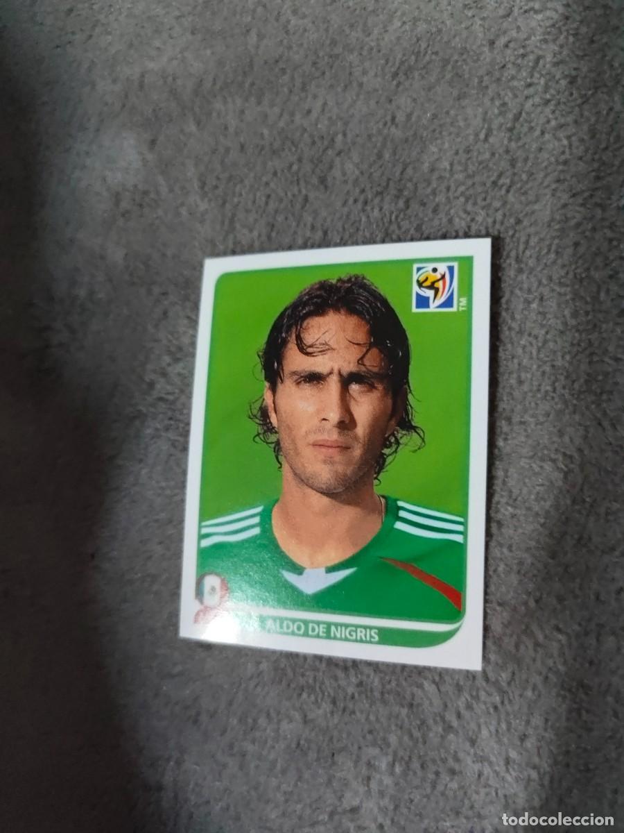 Cromos de f&uacute;tbol: 66 PANINI MUNDIAL 2010 WORLD CUP ALDO DE NIGRIS M&Eacute;XICO CROMO 10 SUD&Aacute;FRICA NUEVO AAN