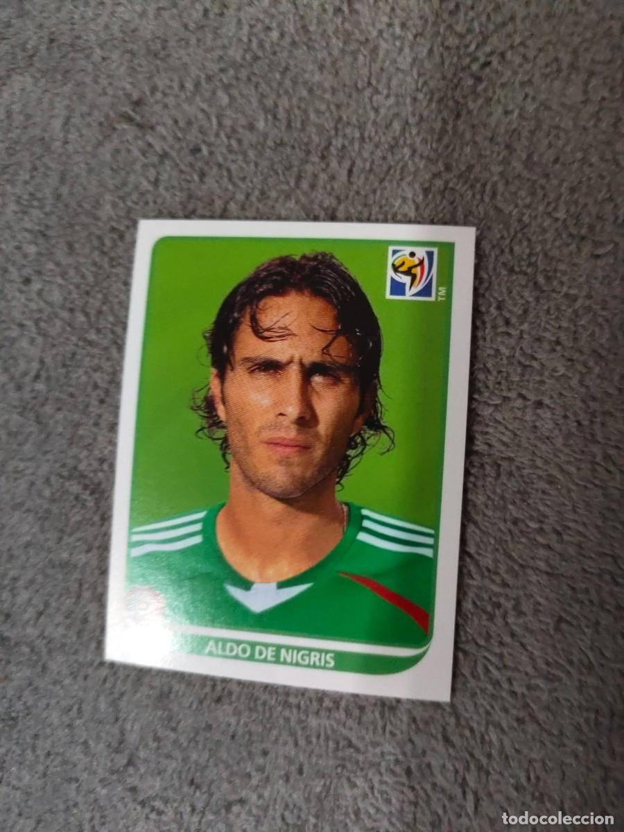 Cromos de f&uacute;tbol: 66 PANINI MUNDIAL 2010 WORLD CUP ALDO DE NIGRIS M&Eacute;XICO CROMO 10 SUD&Aacute;FRICA NUEVO AAN