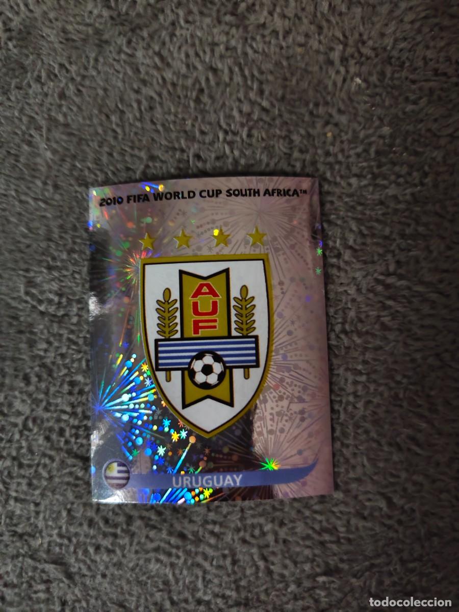 Cromos de f&uacute;tbol: 69 PANINI MUNDIAL 2010 WORLD CUP TEAM ESCUDO URUGUAY CROMO 10 SUD&Aacute;FRICA NUEVO AAN