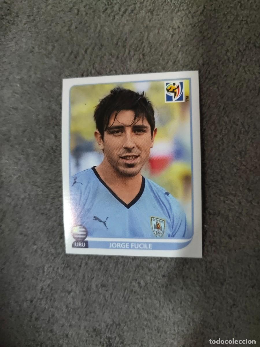 Cromos de f&uacute;tbol: 75 PANINI MUNDIAL 2010 WORLD CUP JORGE FUCILE URUGUAY CROMO 10 SUD&Aacute;FRICA NUEVO AAN