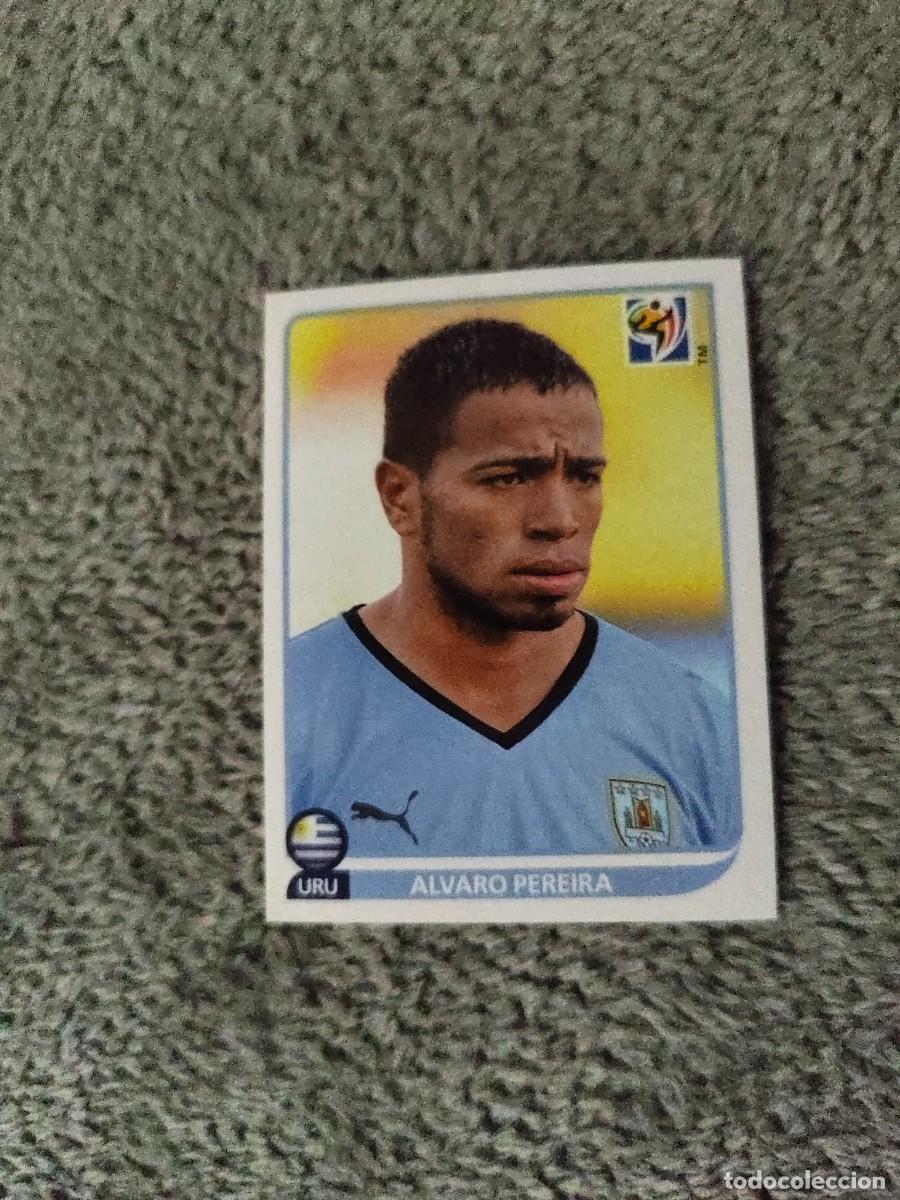 Fu&szlig;ball-Sticker: 80 PANINI MUNDIAL 2010 WORLD CUP ALVARO PEREIRA URUGUAY CROMO 10 SUD&Aacute;FRICA NUEVO AAN