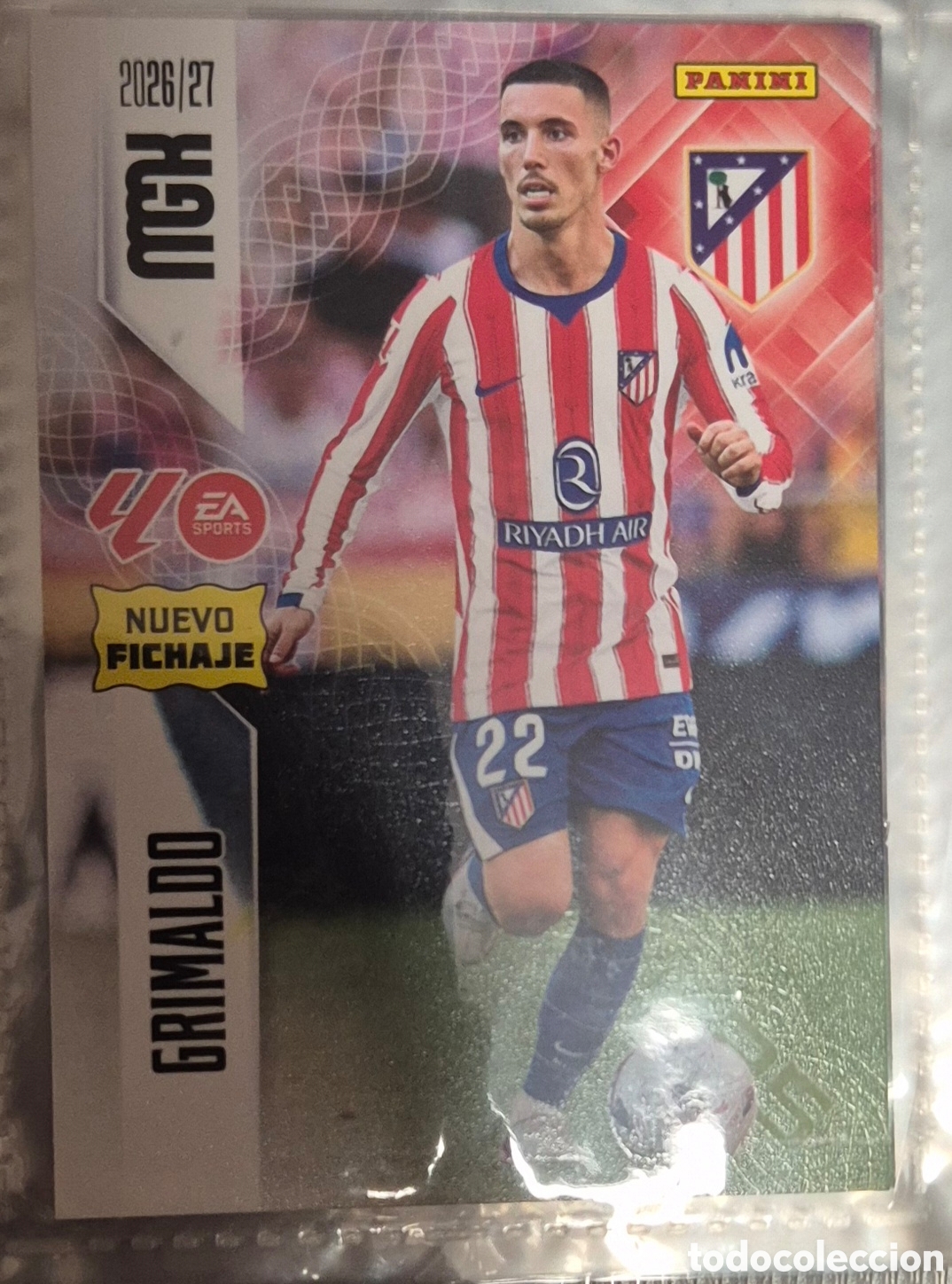 Fu&szlig;ball-Sticker: Grimaldo atletico de madrid nuevo fichaje megacracks 26 27