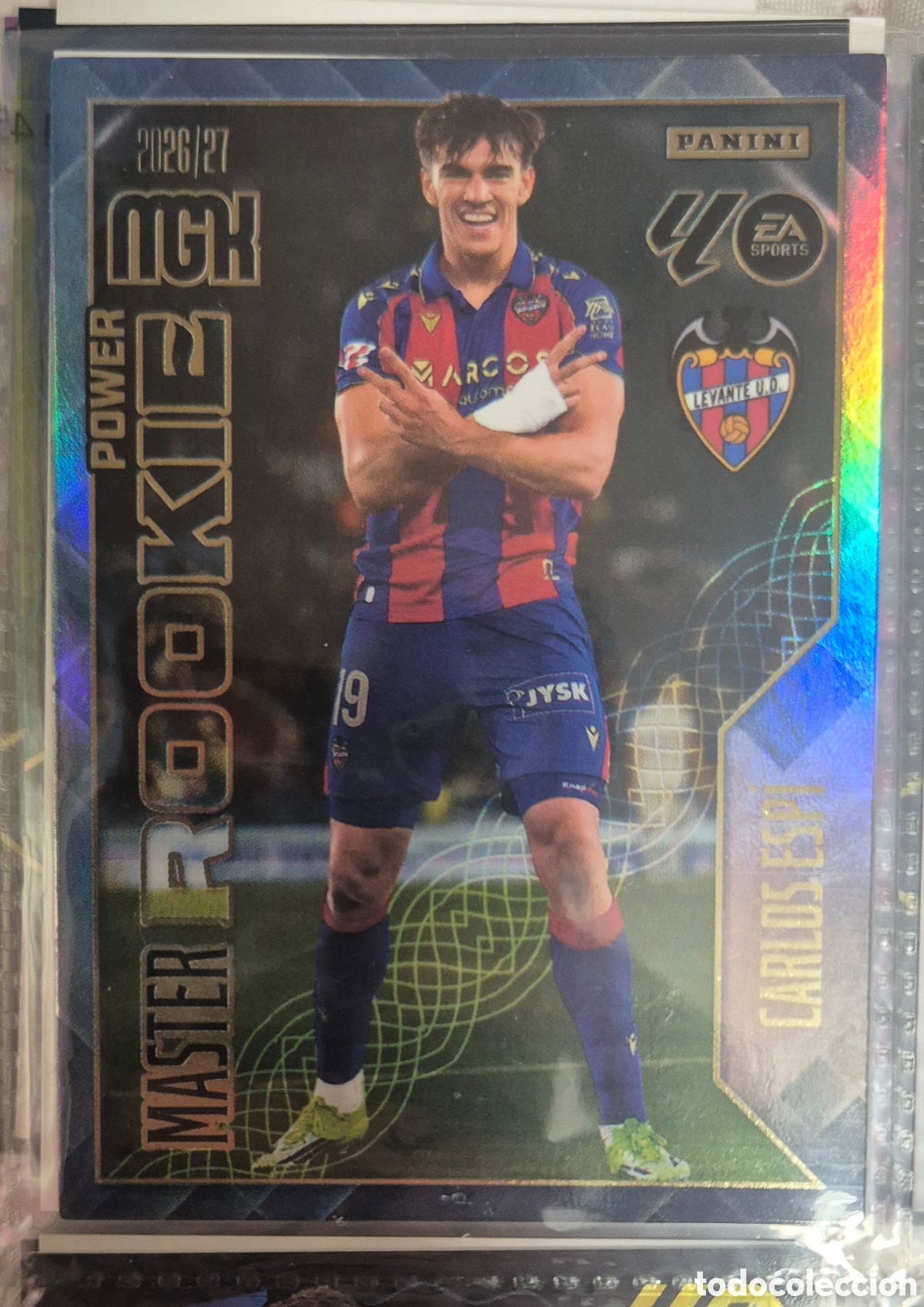 Fu&szlig;ball-Sticker: Carlos espi levante master rookie power megacracks 26 27