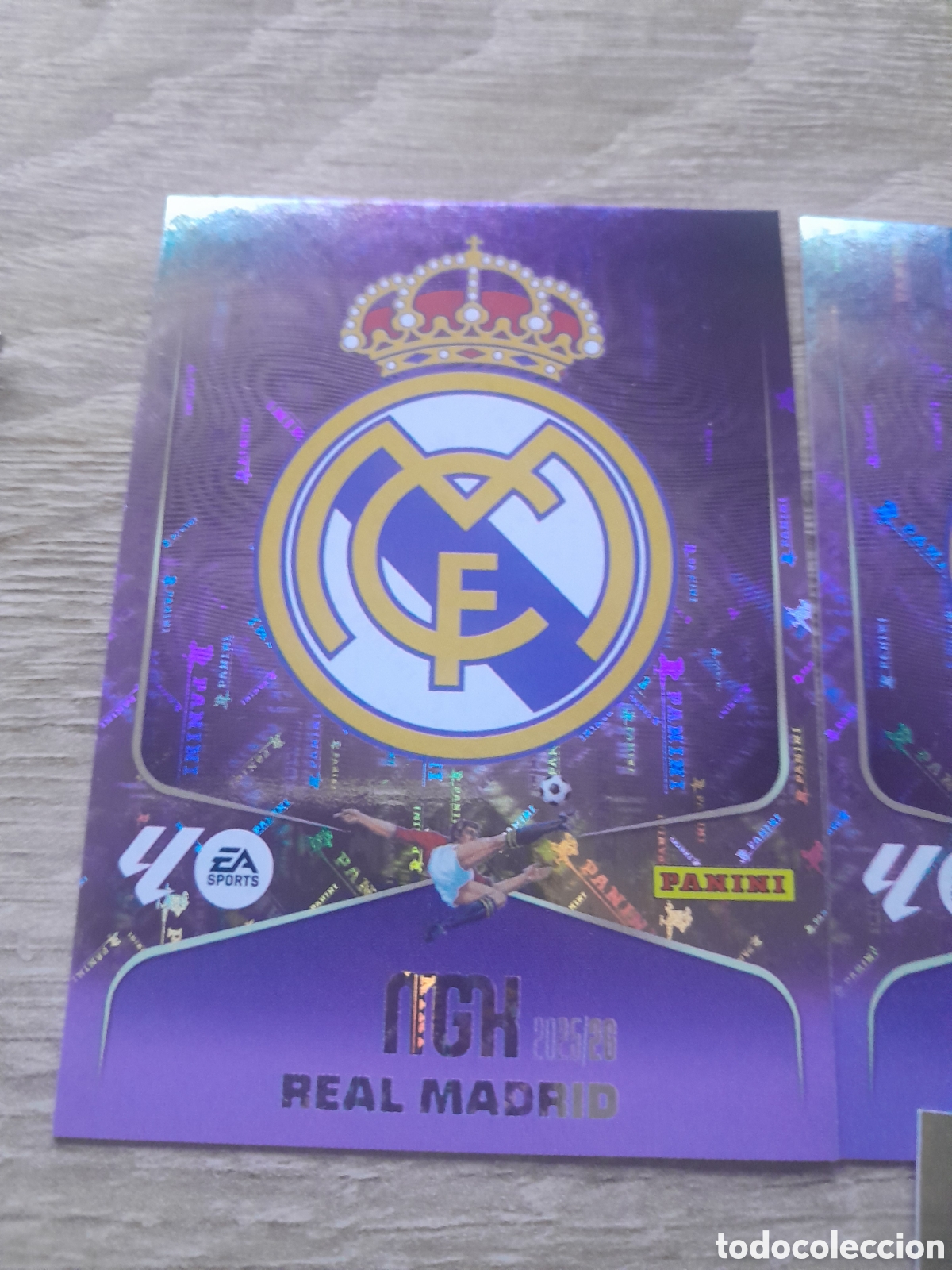 Cromos de Futebol: n&ordm; 217 escudo real madrid megacracks 2025 2026