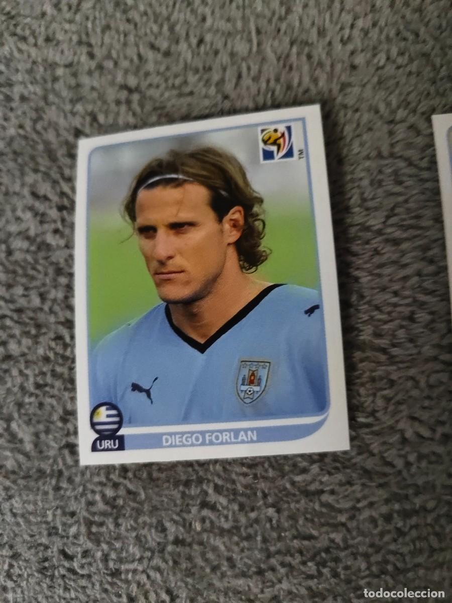 Football Stickers: 85 PANINI MUNDIAL 2010 WORLD CUP DIEGO FORLAN URUGUAY CROMO 10 SUD&Aacute;FRICA NUEVO AAN