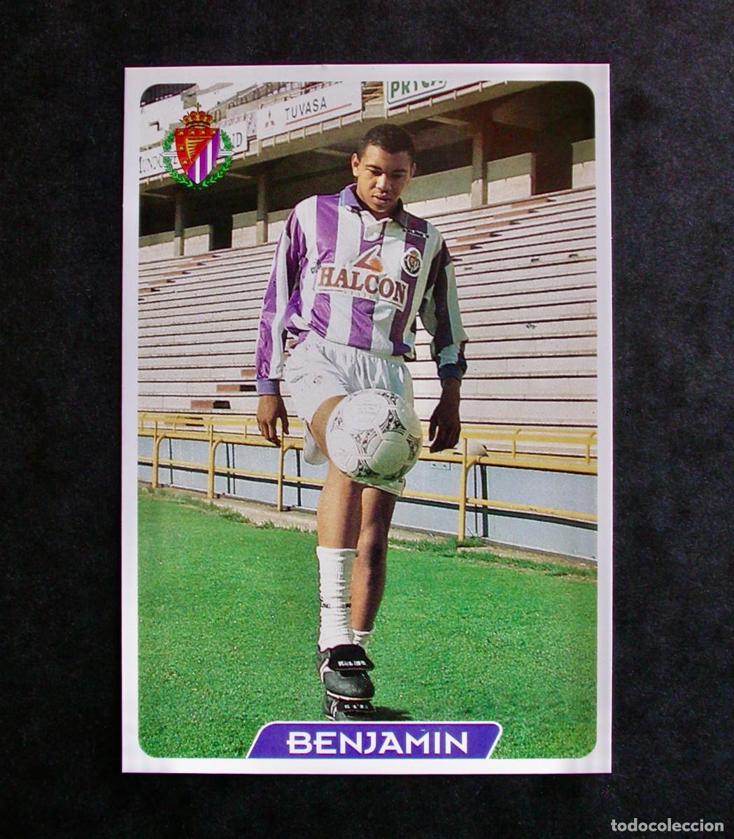 Cromos de Futebol: N&ordm; 331 BENJAM&Iacute;N DEL VALLADOLID DE LAS FICHAS DE LA LIGA DE MUNDICROMO 95-96