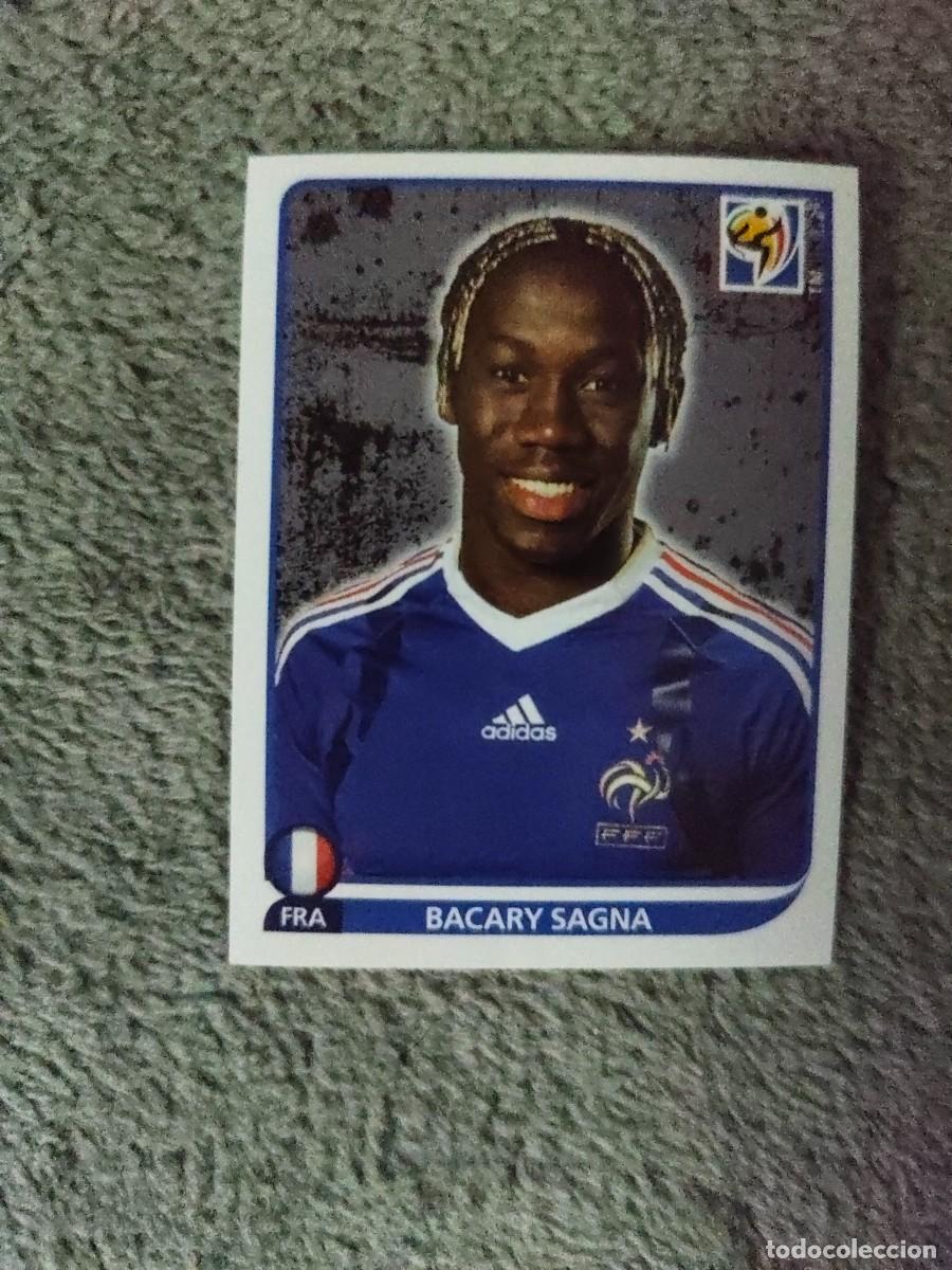 Cromos de f&uacute;tbol: 93 PANINI MUNDIAL 2010 WORLD CUP BACARY SAGNA FRANCIA CROMO 10 SUD&Aacute;FRICA NUEVO AAN