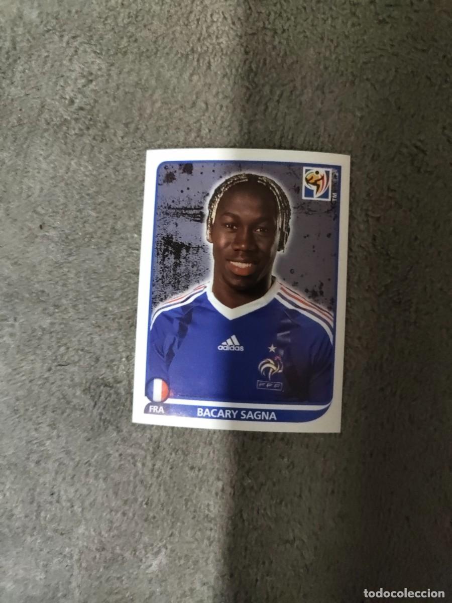 Cromos de f&uacute;tbol: 93 PANINI MUNDIAL 2010 WORLD CUP BACARY SAGNA FRANCIA CROMO 10 SUD&Aacute;FRICA NUEVO AAN