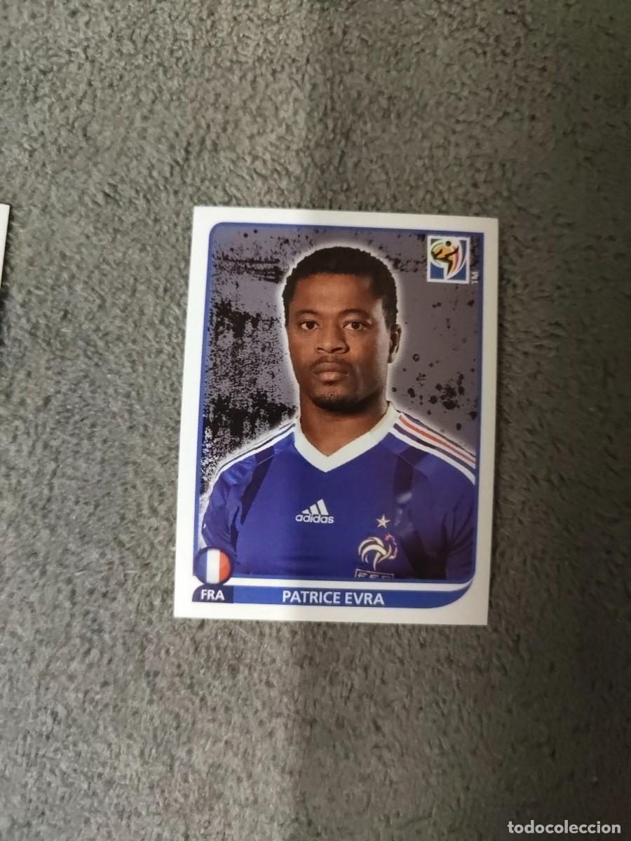 Cromos de f&uacute;tbol: 94 PANINI MUNDIAL 2010 WORLD CUP PATRICE EVRA FRANCIA CROMO 10 SUD&Aacute;FRICA NUEVO AAN