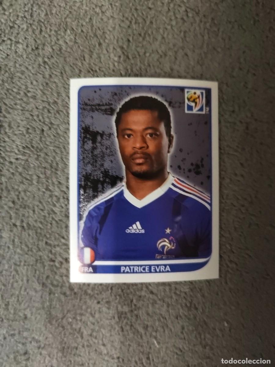 Cromos de f&uacute;tbol: 94 PANINI MUNDIAL 2010 WORLD CUP PATRICE EVRA FRANCIA CROMO 10 SUD&Aacute;FRICA NUEVO AAN