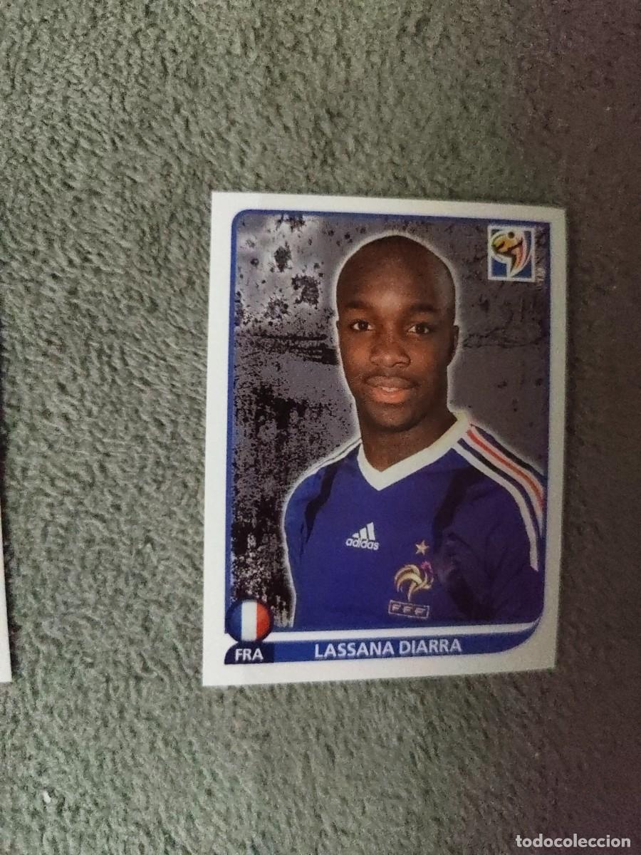 Cromos de f&uacute;tbol: 95 PANINI MUNDIAL 2010 WORLD CUP LASSANA DIARRA FRANCIA CROMO 10 SUD&Aacute;FRICA NUEVO AAN