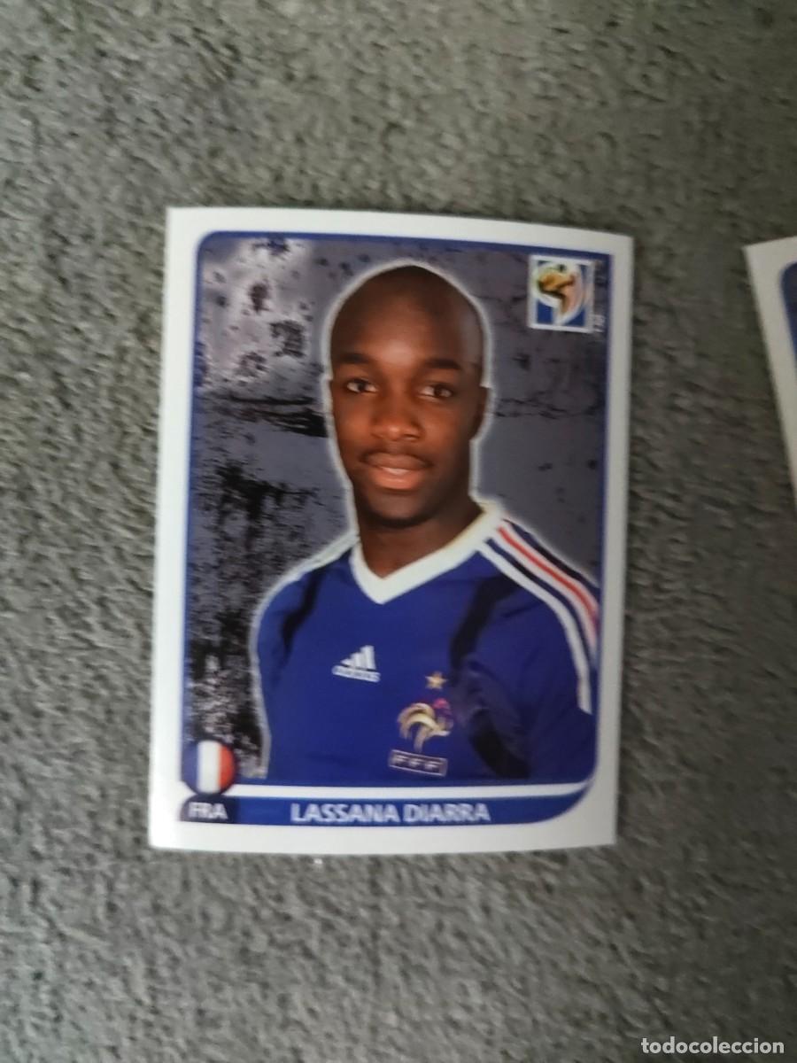 Cromos de f&uacute;tbol: 95 PANINI MUNDIAL 2010 WORLD CUP LASSANA DIARRA FRANCIA CROMO 10 SUD&Aacute;FRICA NUEVO AAN