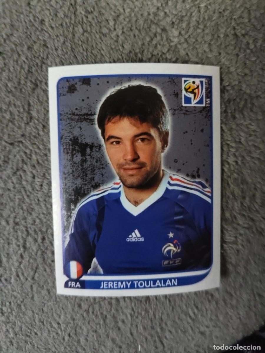 Cromos de f&uacute;tbol: 96 PANINI MUNDIAL 2010 WORLD CUP JEREMY TOULALAN FRANCIA CROMO 10 SUD&Aacute;FRICA NUEVO AAN
