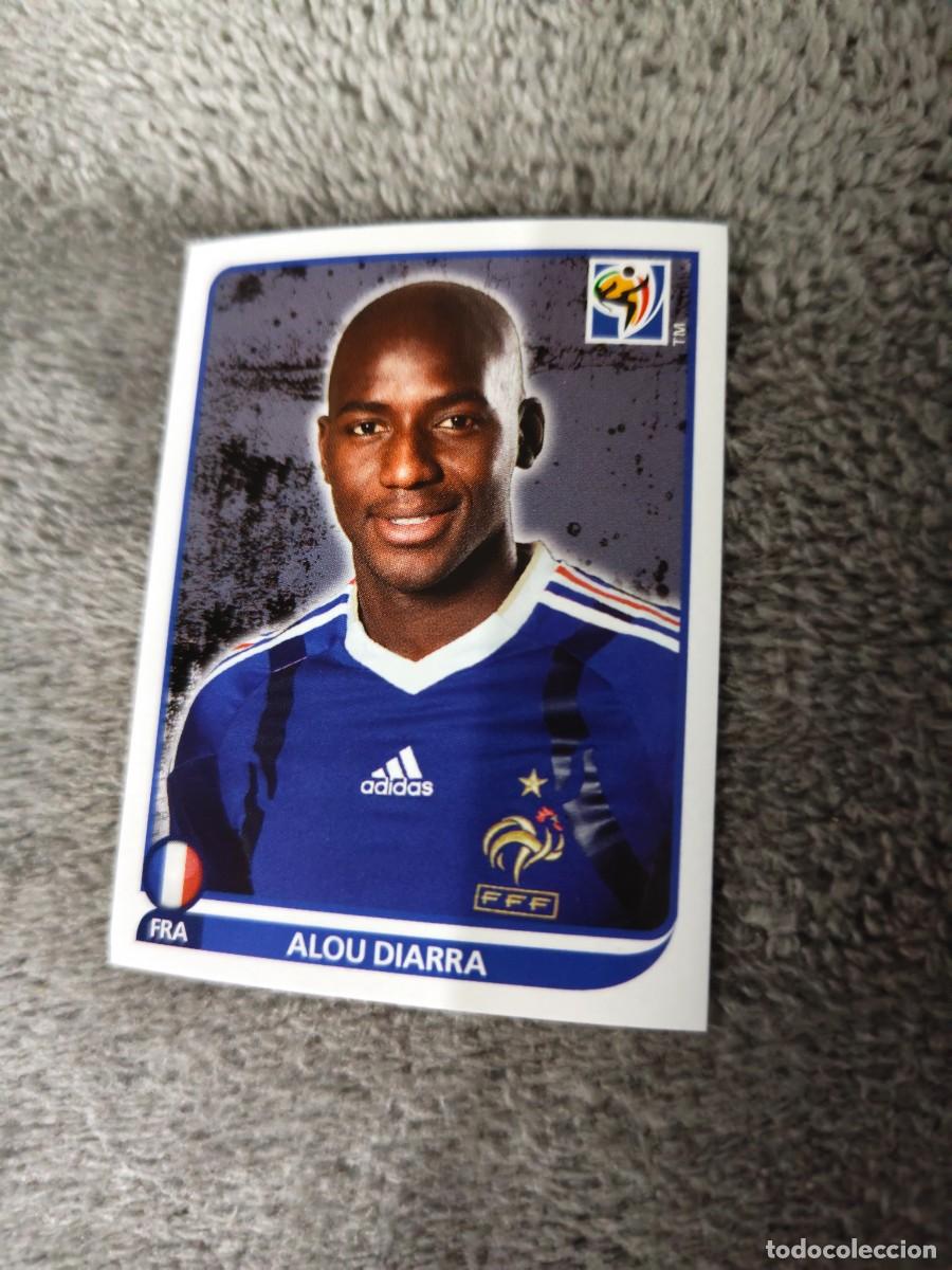 Cromos de f&uacute;tbol: 97 PANINI MUNDIAL 2010 WORLD CUP ALOU DIARRA FRANCIA CROMO 10 SUD&Aacute;FRICA NUEVO AAN