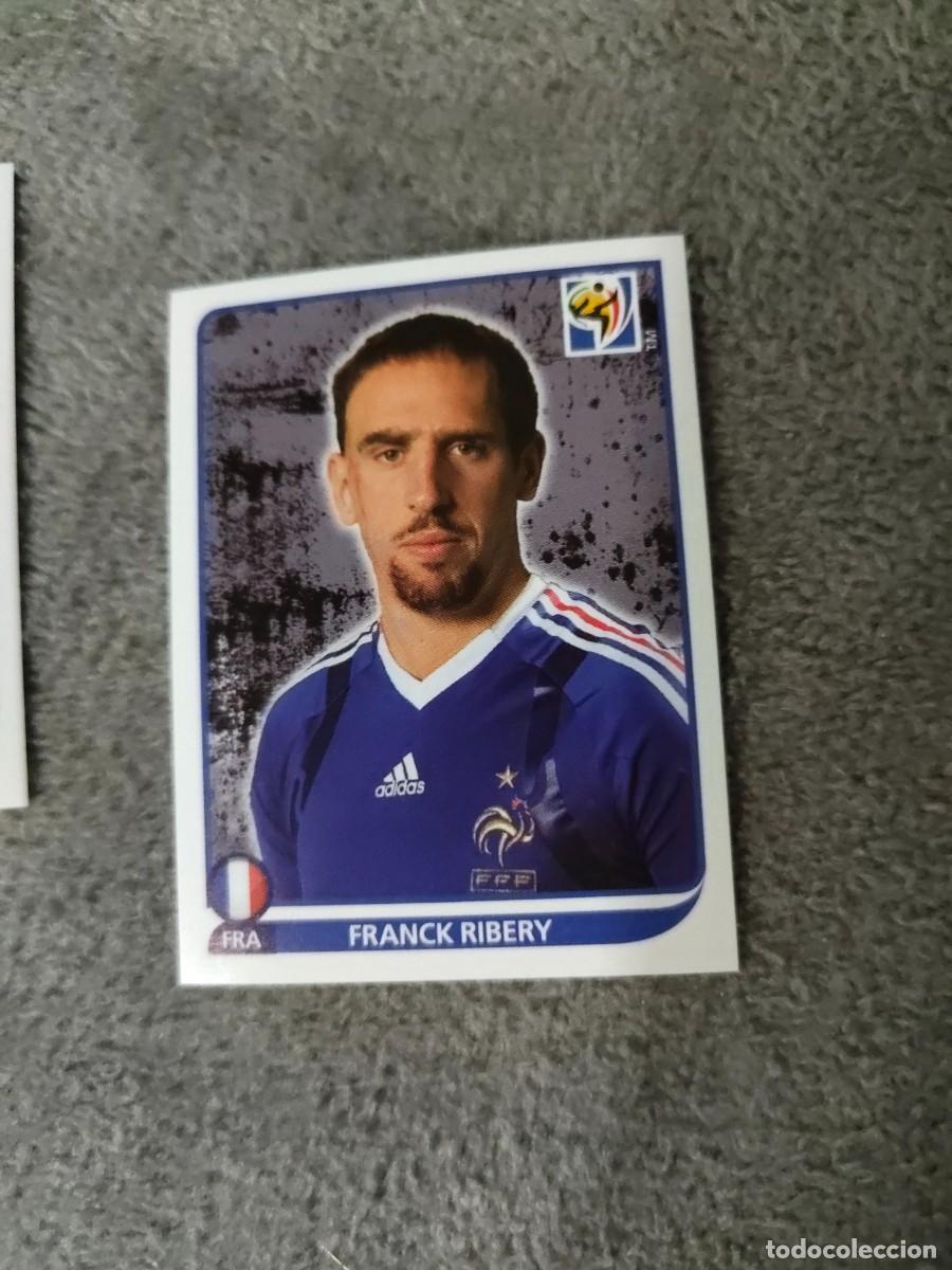 Cromos de f&uacute;tbol: 100 PANINI MUNDIAL 2010 WORLD CUP FRANCK RIBERY FRANCIA CROMO 10 SUD&Aacute;FRICA NUEVO AAN