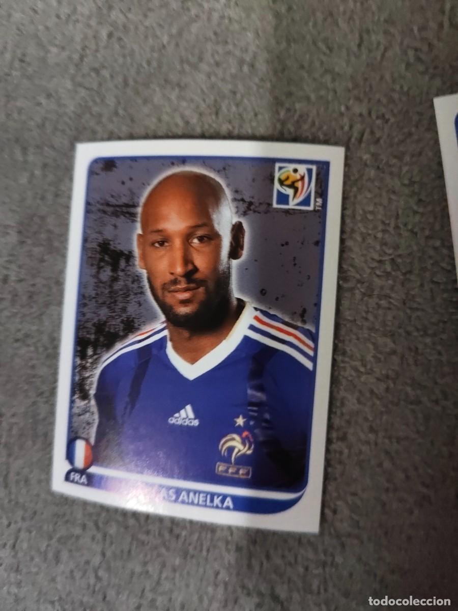 Cromos de f&uacute;tbol: 102 PANINI MUNDIAL 2010 WORLD CUP NICOLAS ANELKA FRANCIA CROMO 10 SUD&Aacute;FRICA NUEVO AAN