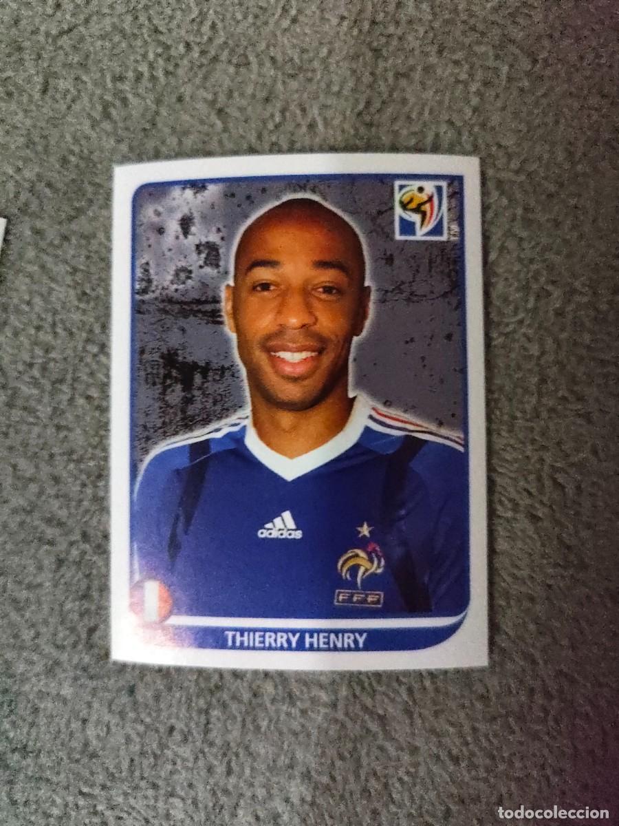 Cromos de f&uacute;tbol: 103 PANINI MUNDIAL 2010 WORLD CUP THIERRY HENRY FRANCIA CROMO 10 SUD&Aacute;FRICA NUEVO AAN