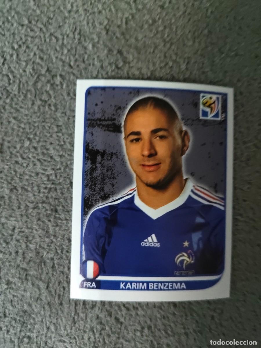 Cromos de f&uacute;tbol: 104 PANINI MUNDIAL 2010 WORLD CUP KARIM BENZEMA FRANCIA CROMO 10 SUD&Aacute;FRICA NUEVO AAN