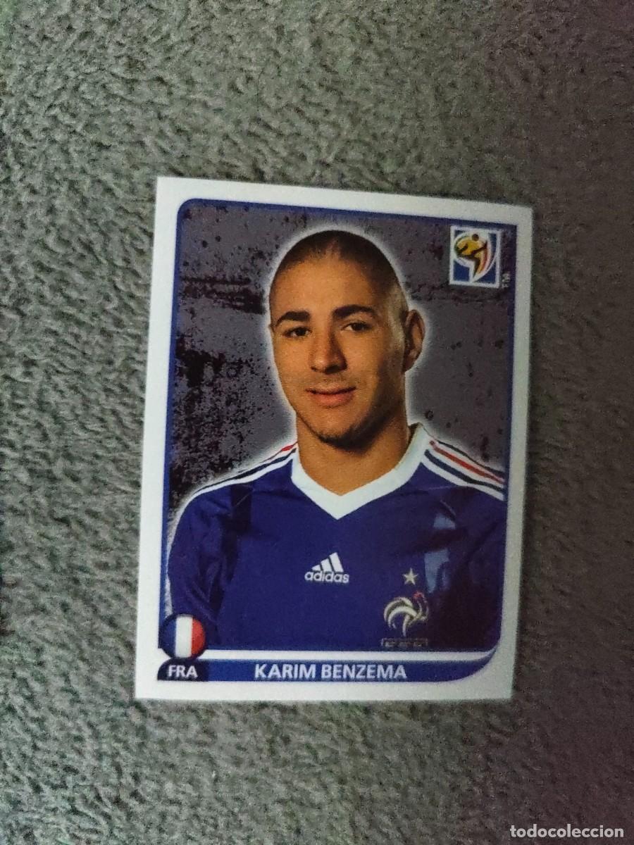 Cromos de f&uacute;tbol: 104 PANINI MUNDIAL 2010 WORLD CUP KARIM BENZEMA FRANCIA CROMO 10 SUD&Aacute;FRICA NUEVO AAN
