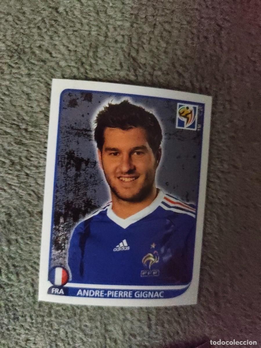 Cromos de f&uacute;tbol: 105 PANINI MUNDIAL 2010 WORLD CUP ANDRE-PIERRE GIGNAC FRANCIA CROMO 10 SUD&Aacute;FRICA NUEVO AAN