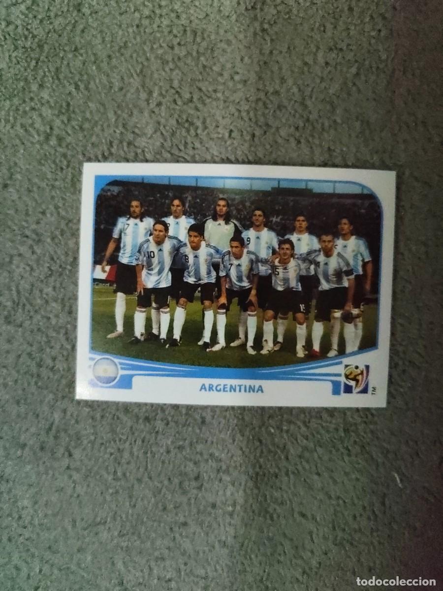 Cromos de f&uacute;tbol: 106 PANINI MUNDIAL 2010 WORLD CUP TEAM PLANTILLA ARGENTINA CROMO 10 SUD&Aacute;FRICA NUEVO AAN