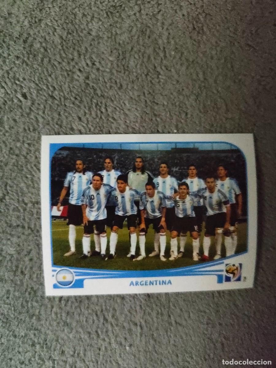 Cromos de f&uacute;tbol: 106 PANINI MUNDIAL 2010 WORLD CUP TEAM PLANTILLA ARGENTINA CROMO 10 SUD&Aacute;FRICA NUEVO AAN