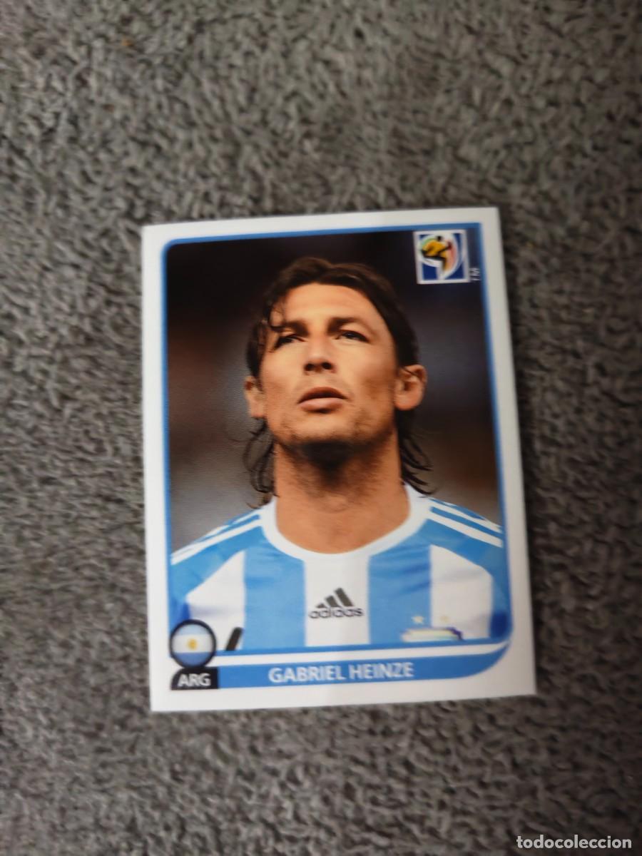 Cartes &agrave; collectionner de Football: 110 PANINI MUNDIAL 2010 WORLD CUP GABRIEL HEINZE ARGENTINA CROMO 10 SUD&Aacute;FRICA NUEVO AAN