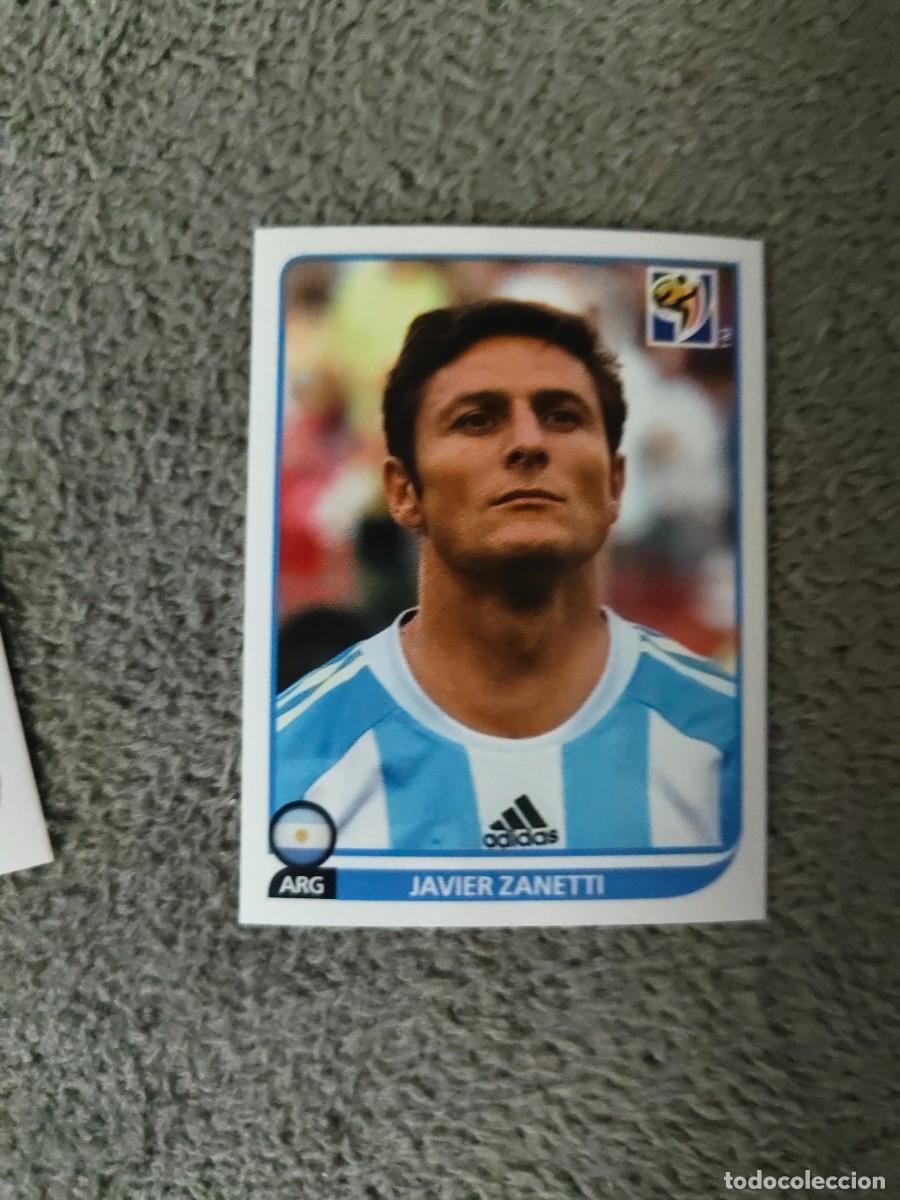 Cromos de f&uacute;tbol: 113 PANINI MUNDIAL 2010 WORLD CUP JAVIER ZANETTI ARGENTINA CROMO 10 SUD&Aacute;FRICA NUEVO AAN