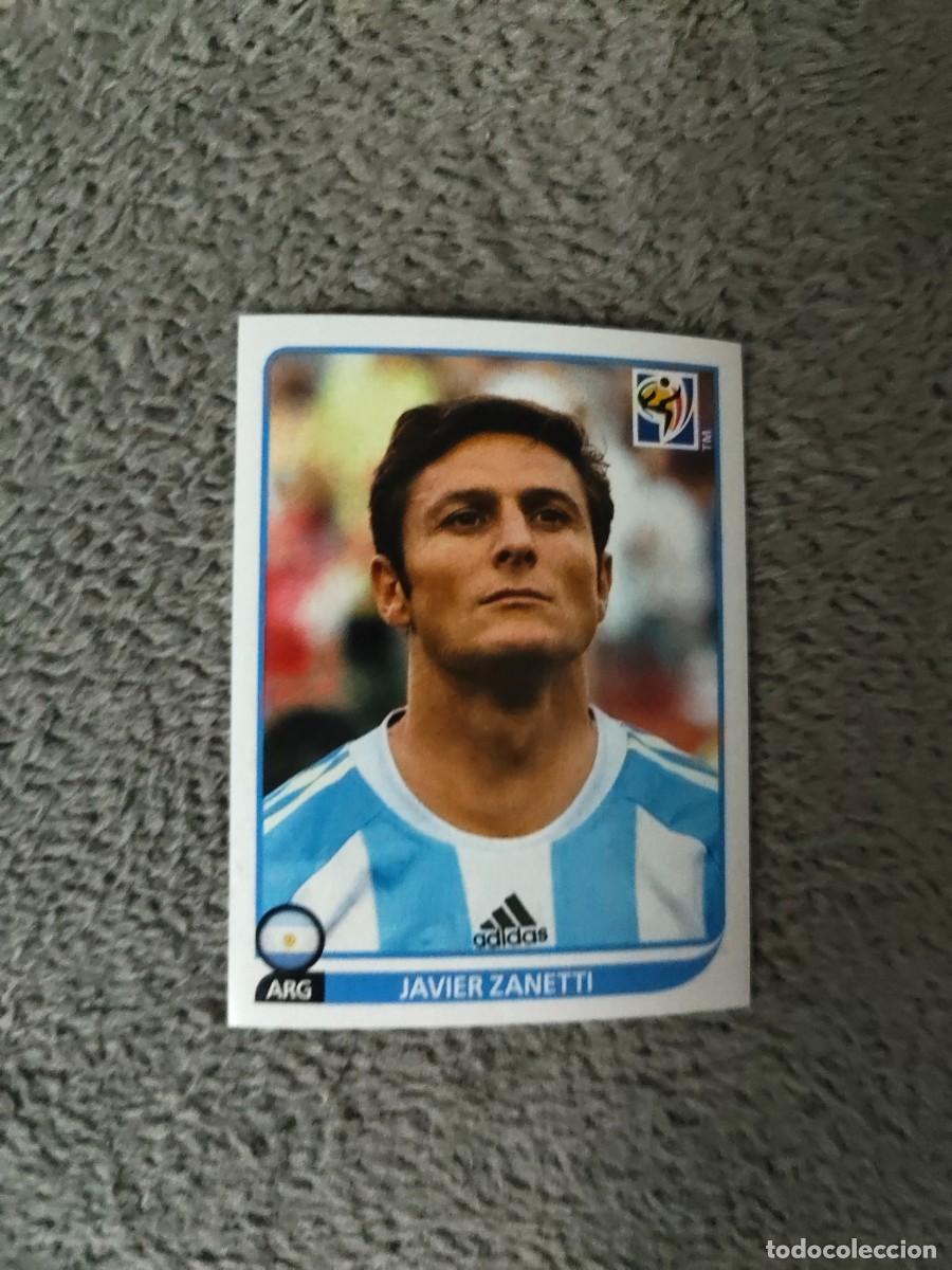 Football Stickers: 113 PANINI MUNDIAL 2010 WORLD CUP JAVIER ZANETTI ARGENTINA CROMO 10 SUD&Aacute;FRICA NUEVO AAN