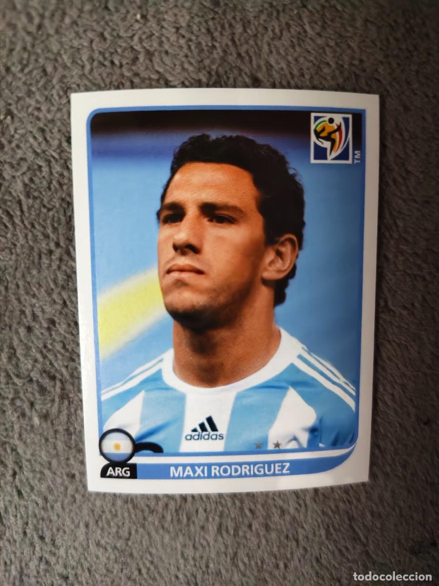 Football Stickers: 117 PANINI MUNDIAL 2010 WORLD CUP MAXI RODRIGUEZ ARGENTINA CROMO 10 SUD&Aacute;FRICA NUEVO AAN