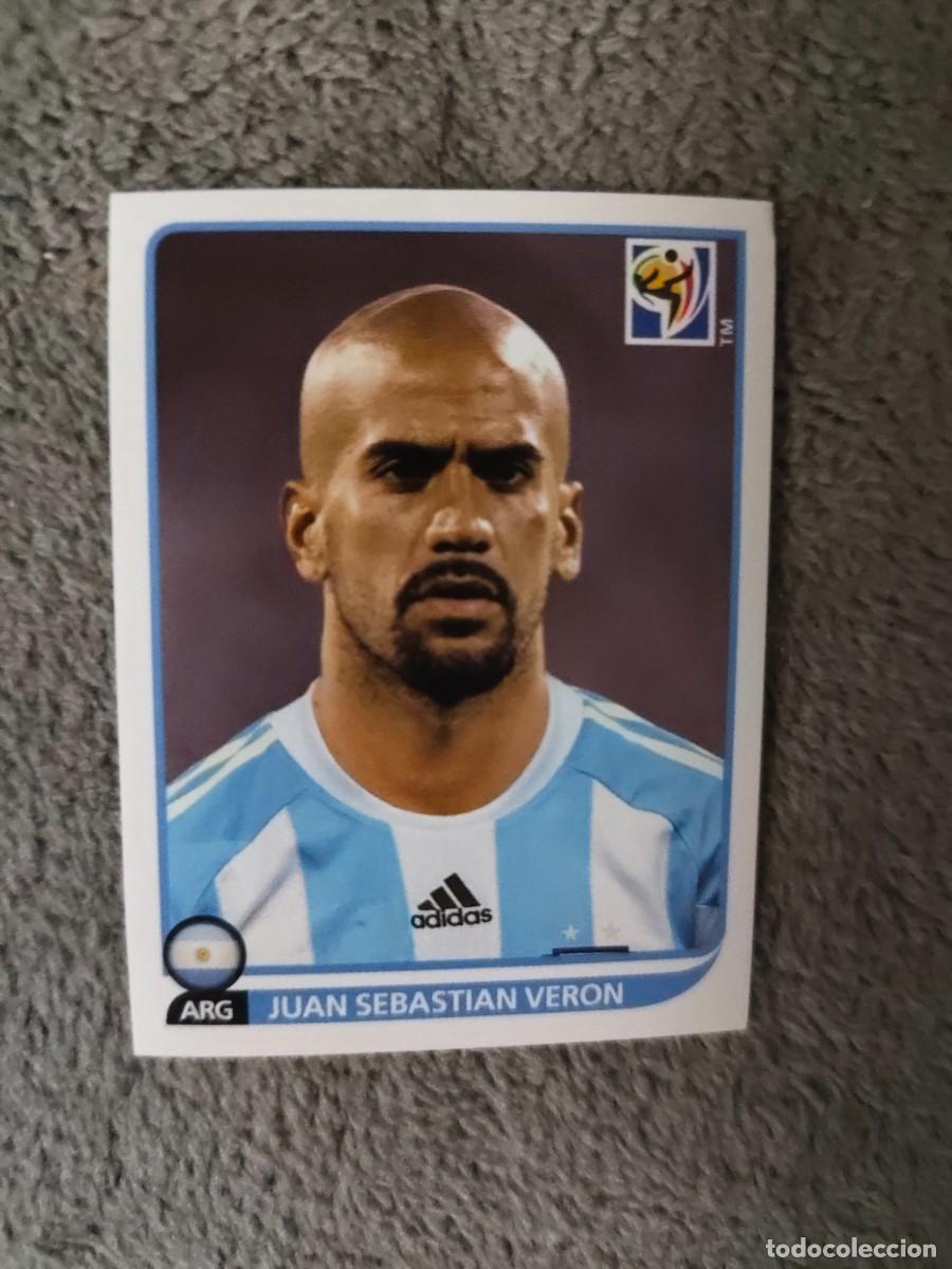 Football Stickers: 118 PANINI MUNDIAL 2010 WORLD CUP JUAN SEBASTIAN VERON ARGENTINA CROMO 10 SUD&Aacute;FRICA NUEVO AAN