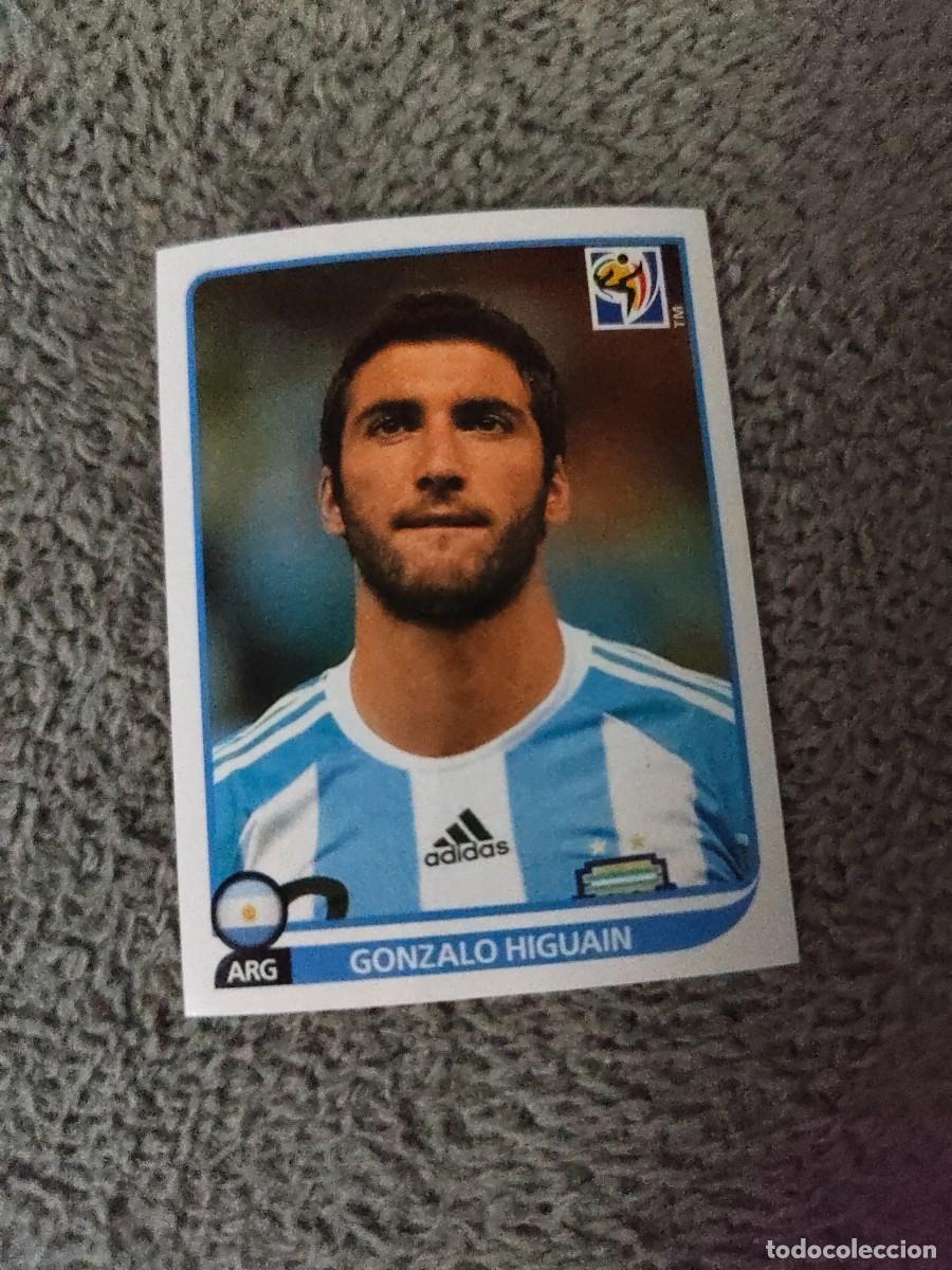 Football Stickers: 120 PANINI MUNDIAL 2010 WORLD CUP GONZALO HIGUAIN ARGENTINA CROMO 10 SUD&Aacute;FRICA NUEVO AAN